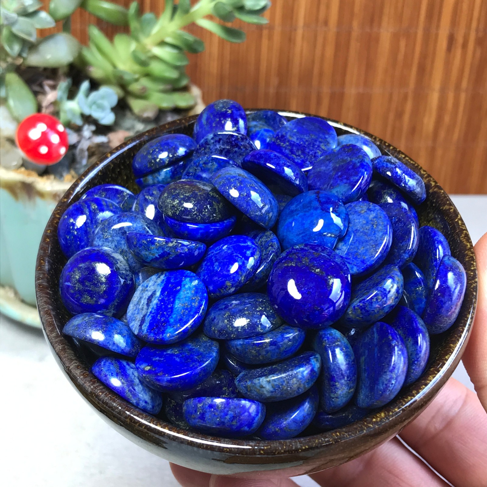 1000g Natural Lapis Lazuli Round Flat Cabochon Gemstone for Jewelry Making 1000g Natural Lapis Lazuli Round Flat Cabochon Gemstone for Jewelry Making