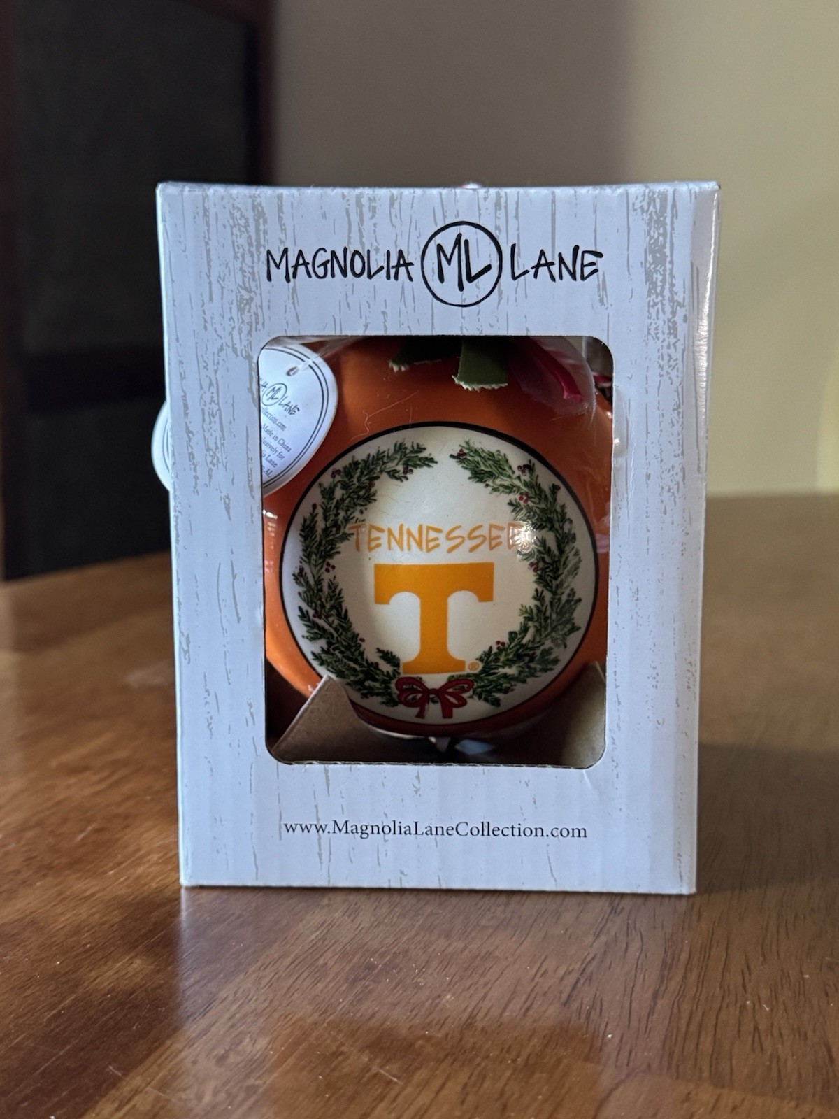 Magnolia Lane University of Tennessee Volunteers TN Vols Christmas Ornament Magnolia Lane University of Tennessee Volunteers TN Vols Christmas Ornament