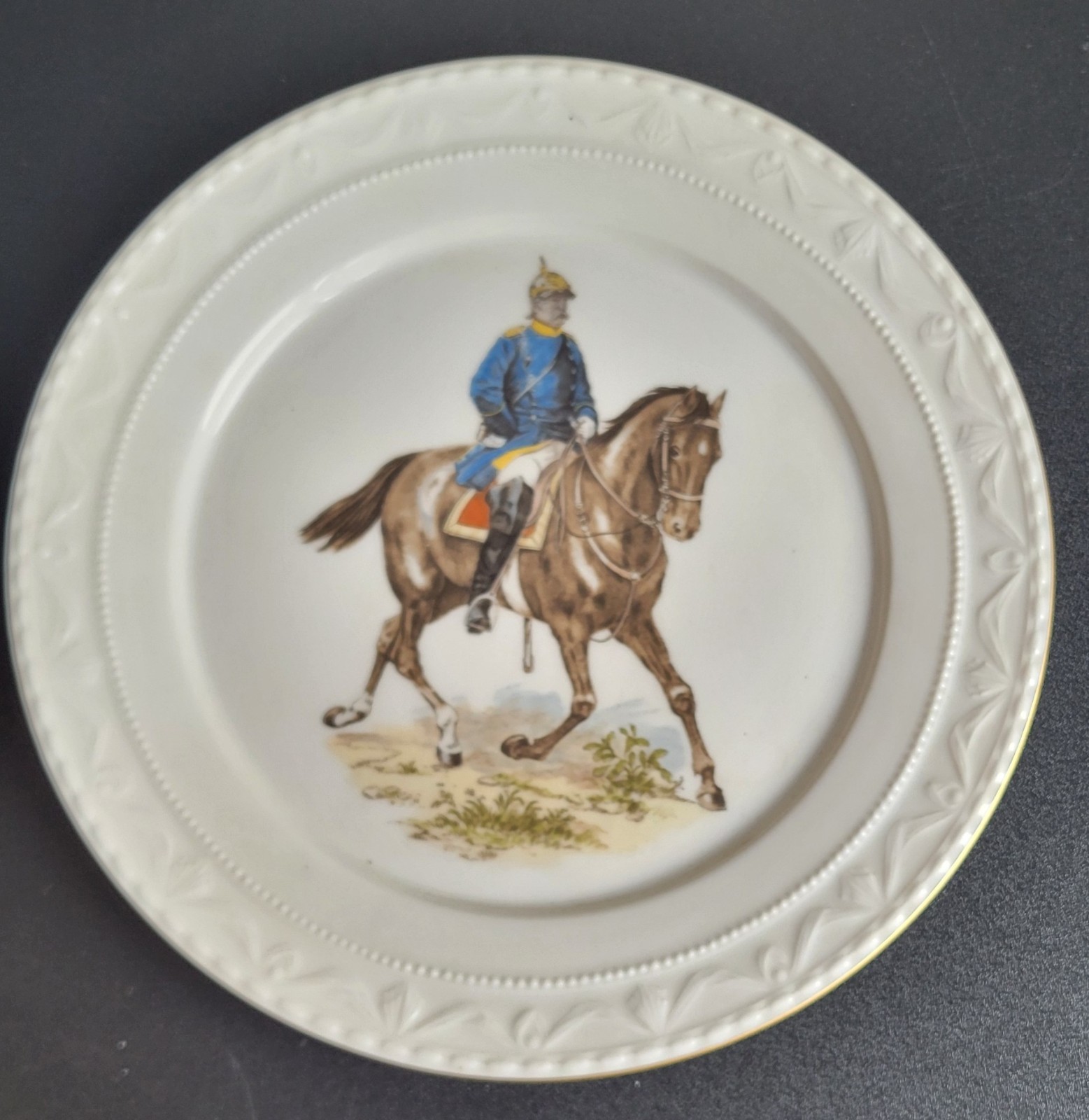 KPM Berlin Kurland porcelain collector’s plate of Otto von Bismark