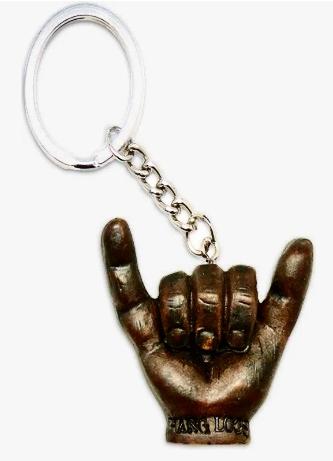 KC Hawaii Hang Loose Hawaiian Shaka Symbol Keychain KC Hawaii Hang Loose Hawaiian Shaka Symbol Keychain