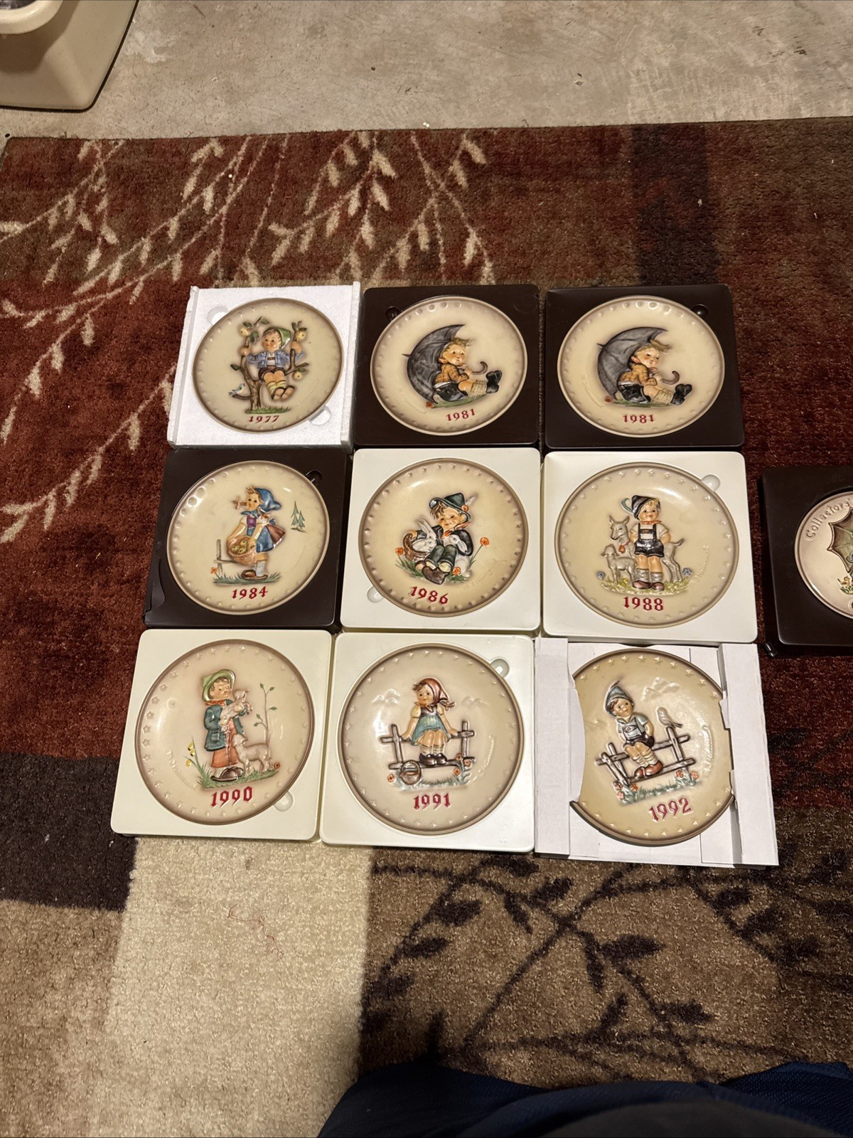 Hummel Goebel 7.5" plate lot of 10 vintage collection