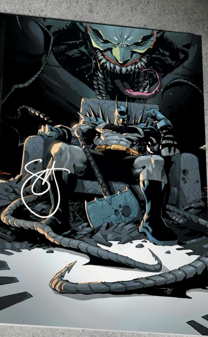 ABSOLUTE BATMAN #25 DEXTER SOY VIRGIN CARDSTOCK  SIGNED by Snyder  - PRESALE