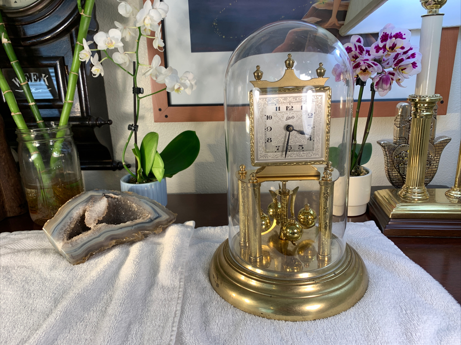 Vintage WEST GERMANY Schatz Dome Clock Running Perfectly RARE Gorgeous Art Deco Vintage WEST GERMANY Schatz Dome Clock Running Perfectly RARE Gorgeous Art Deco