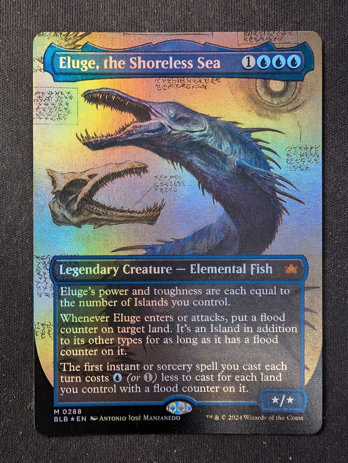 Eluge, the Shoreless Sea - Foil Borderless - Bloomburrow (Magic/MTG)