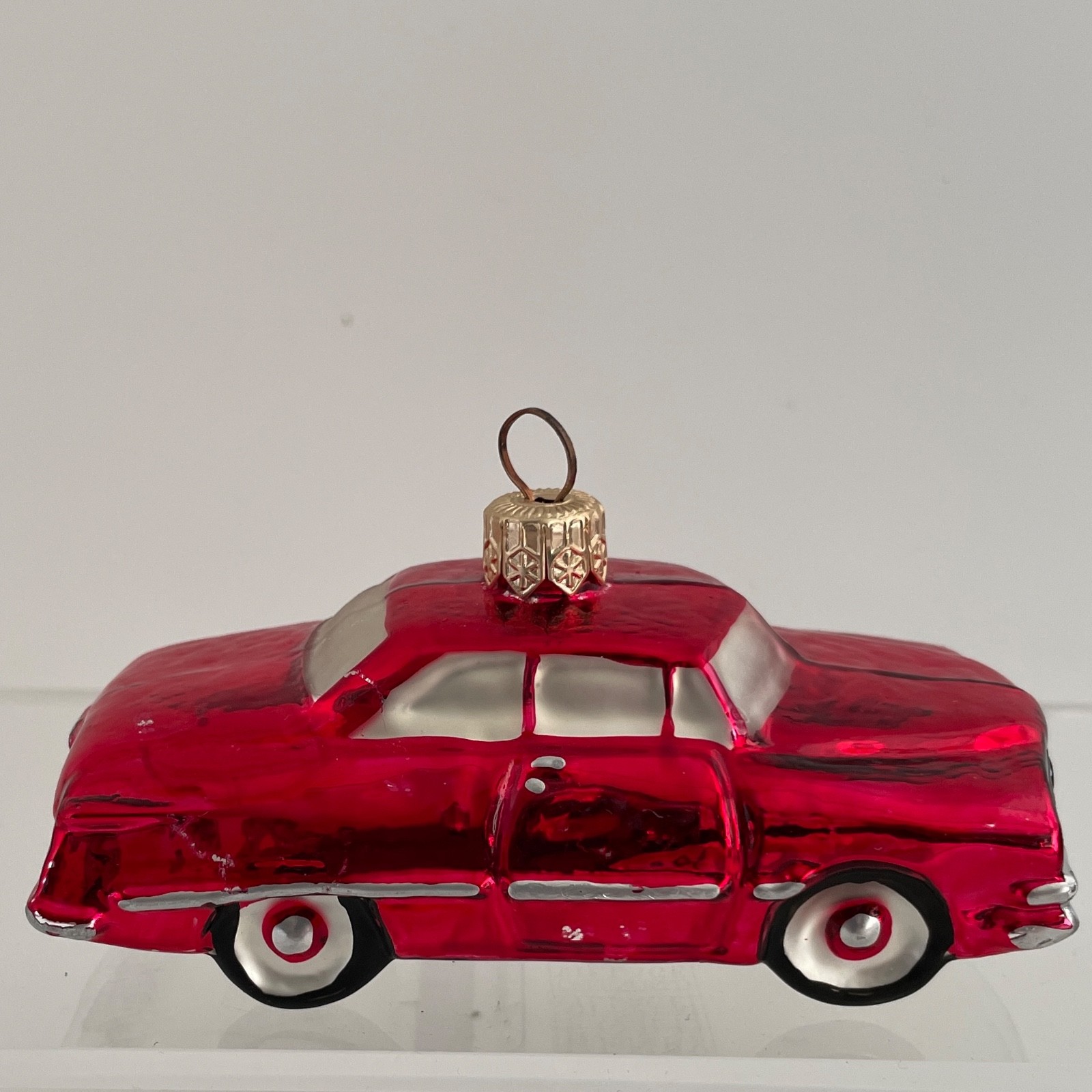 Henry Ford Museum Greenfield Village Red 1949 Ford Custom Coupe Glass Ornament Henry Ford Museum Greenfield Village Red 1949 Ford Custom Coupe Glass Ornament