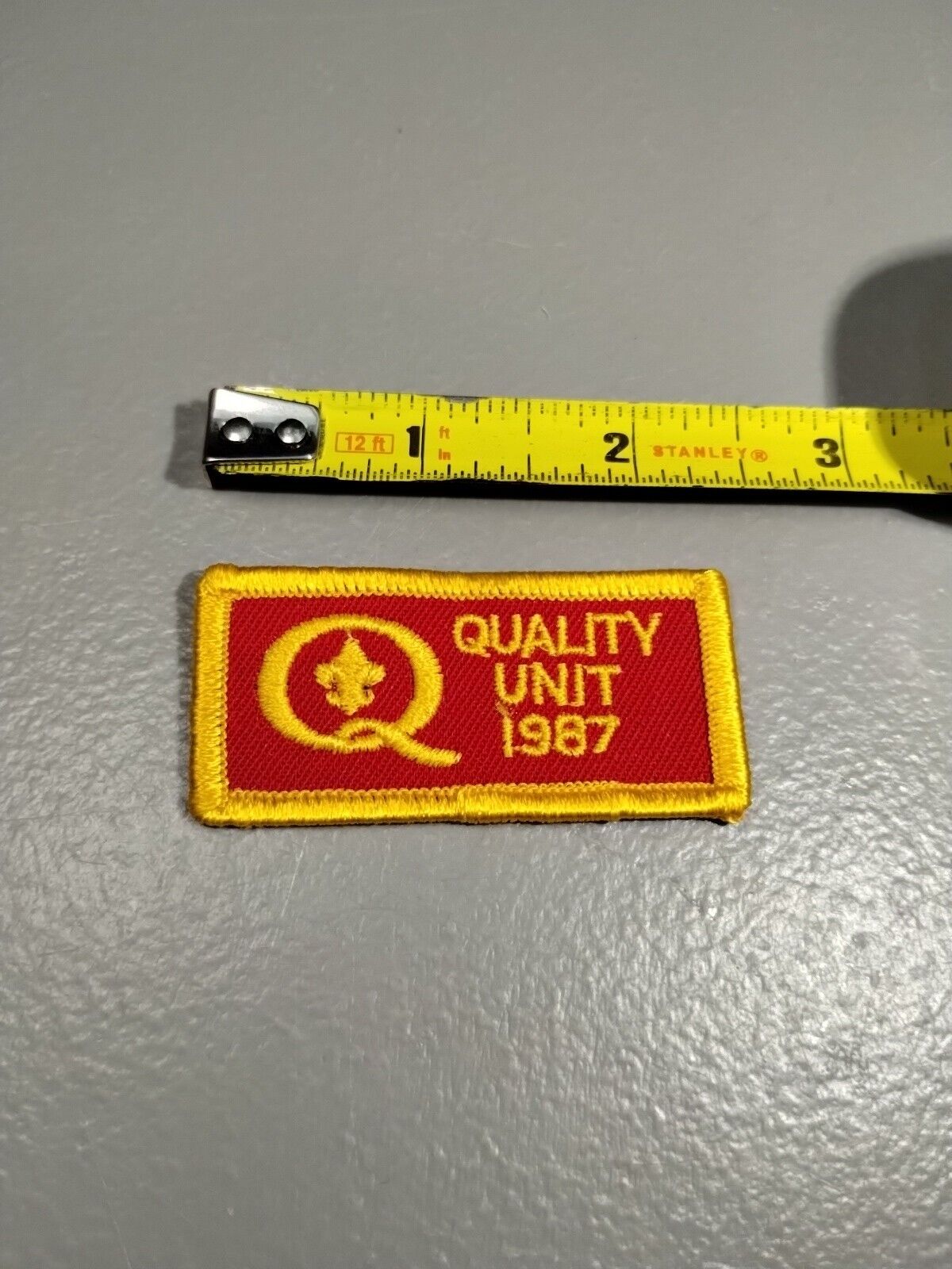 Vintage 1987 Quality Unit BSA Boy Scouts Patch VG+ (A5)