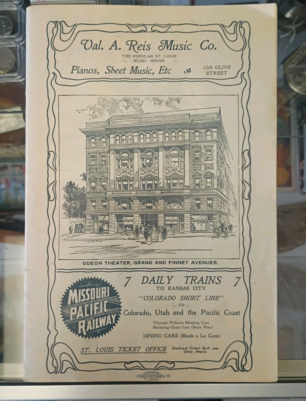 Antique St Louis Missouri Souvenir Advertising Booklet Railroad Worlds Fair 1904 Antique St Louis Missouri Souvenir Advertising Booklet Railroad Worlds Fair 1904