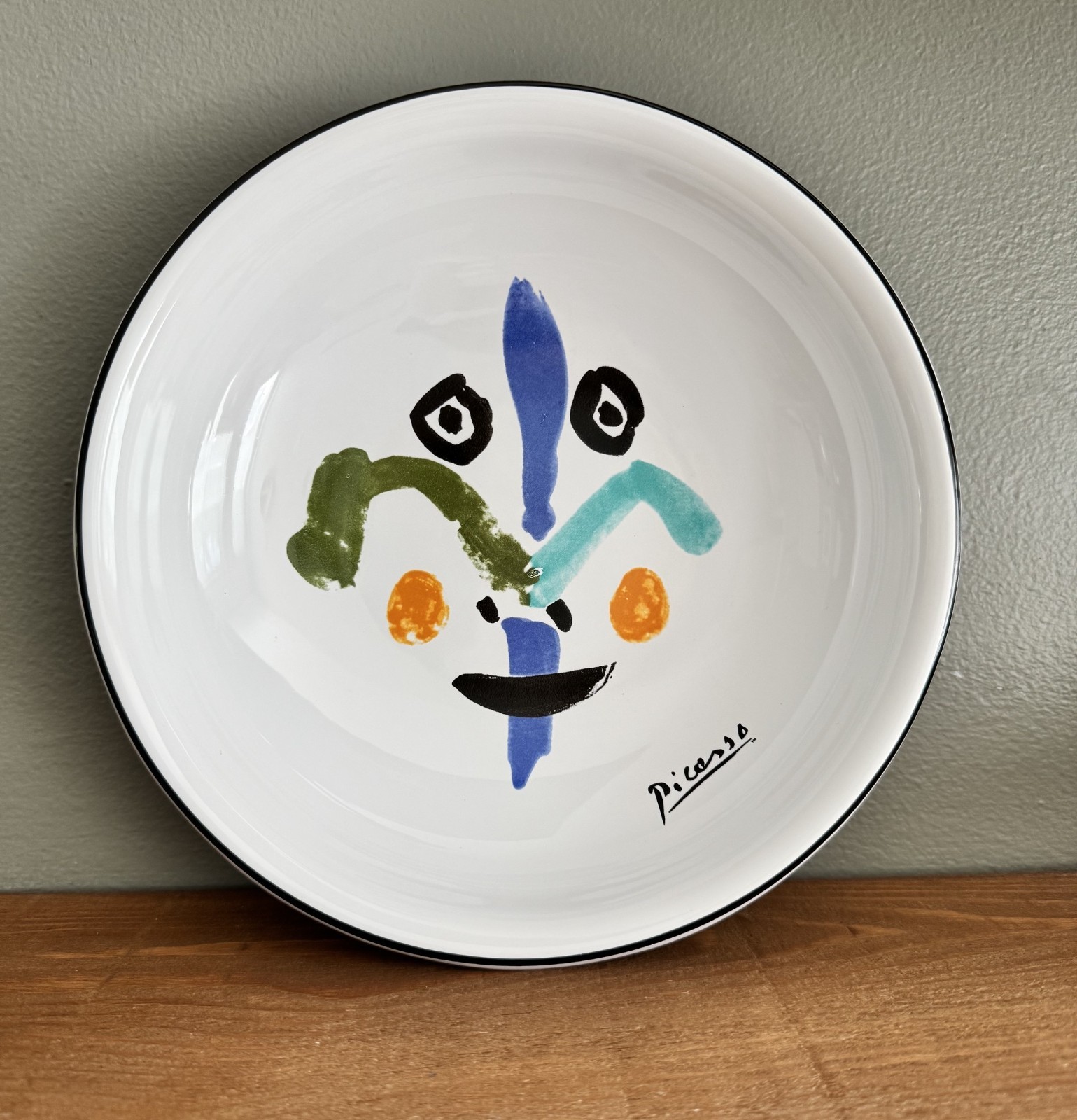 PICASSO Ceramic Bowl FACE 1963 PP-1 by Masterpiece Editions Ltd. Unused Like New PICASSO Ceramic Bowl FACE 1963 PP-1 by Masterpiece Editions Ltd. Unused Like New