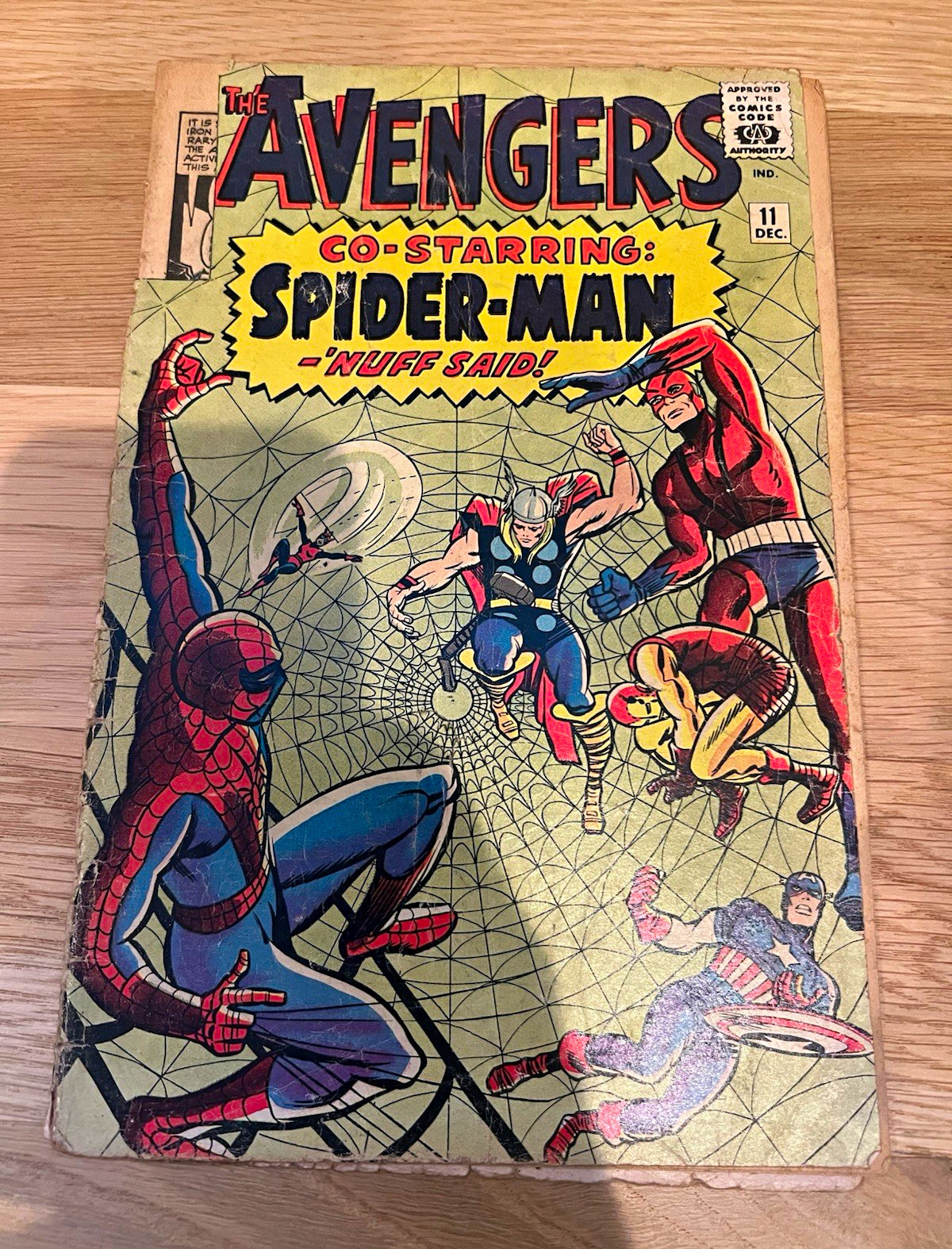The Avengers #11 (Marvel Comics Dec. 1965) Co-Starring Spider-Man The Avengers #11 (Marvel Comics Dec. 1965) Co-Starring Spider-Man