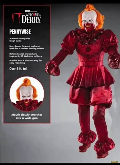 6 Ft 10 In Pennywise Animatronic – IT: Welcome to Derry 6 Ft 10 In Pennywise Animatronic – IT: Welcome to Derry