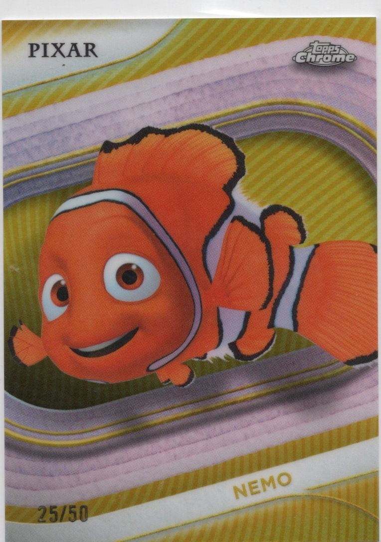 2025 Topps Chrome Disney Nemo Gold Refractor #/50