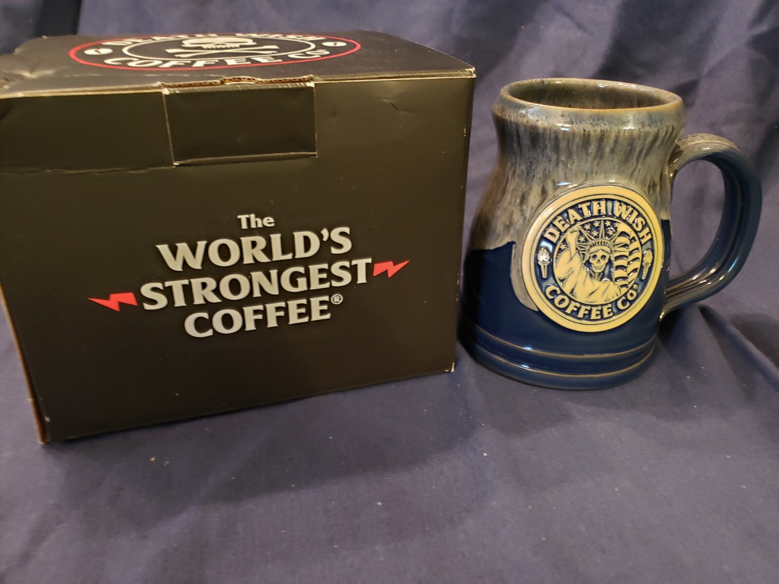 DEATH WISH COFFEE LADY LIBERTY 2022 4TH OF July Resurrected Relic Mug 1282/2550 DEATH WISH COFFEE LADY LIBERTY 2022 4TH OF July Resurrected Relic Mug 1282/2550