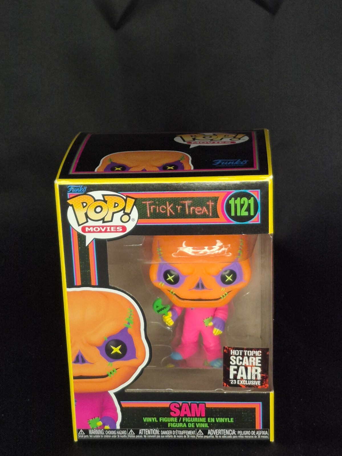 Funko Pop Vinyl Sam #1121 Trick 'r Treat Hot Topic Scare Fair Exclusive