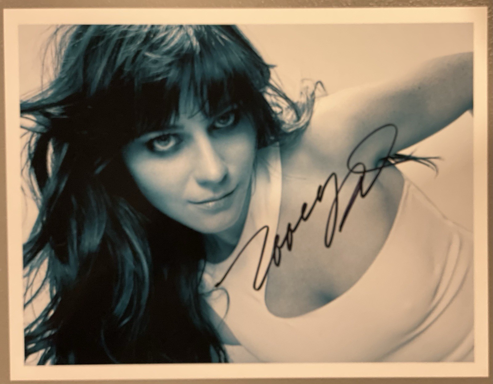 In Person Signed Zooey Deschanel signed 8 X 10 Photo New Girl Jessica Day In Person Signed Zooey Deschanel signed 8 X 10 Photo New Girl Jessica Day