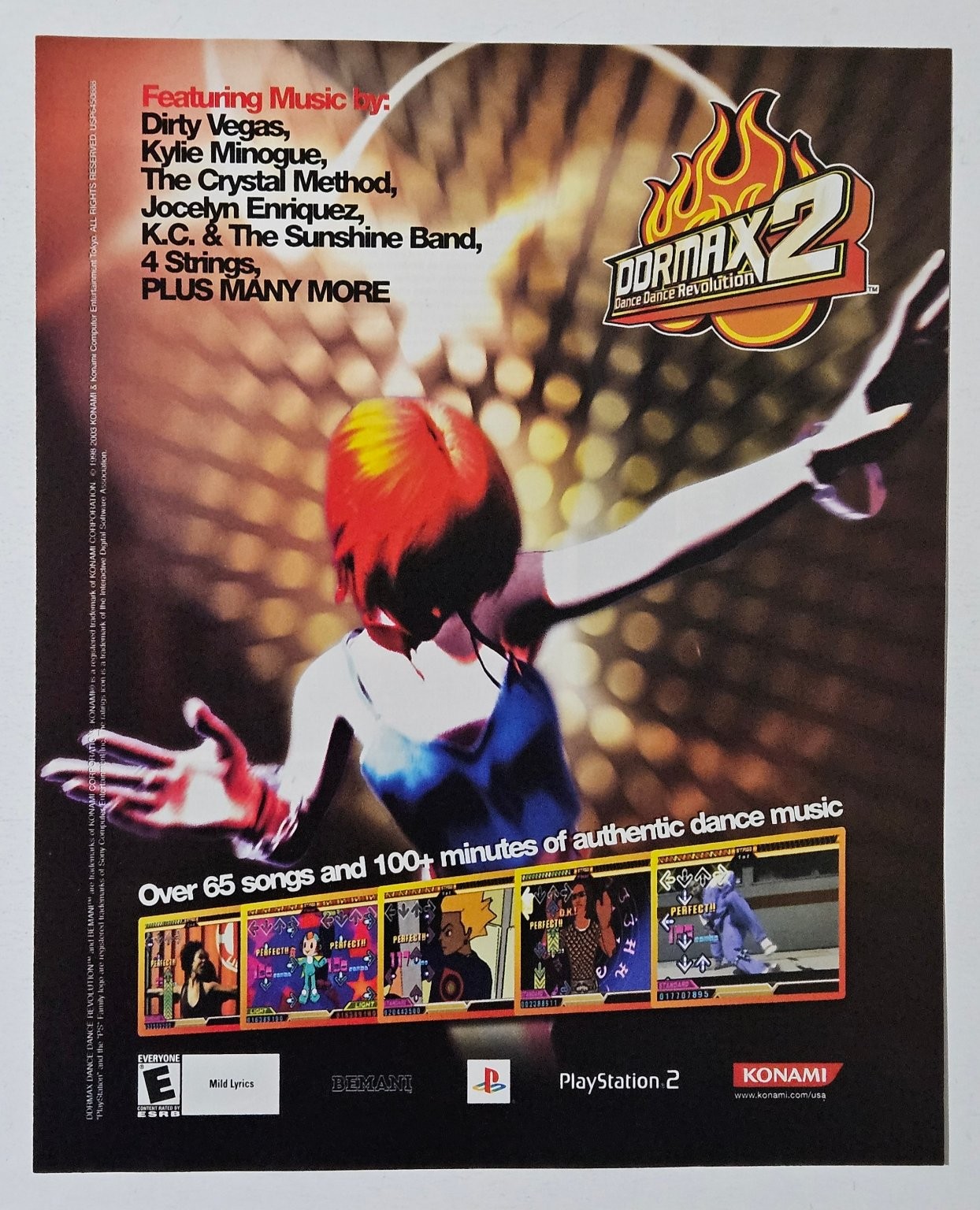 DDRMAX2 Dance Dance Revolution PS2 Xbox GBA Vintage Print 2003 DDRMAX2 Dance Dance Revolution PS2 Xbox GBA Vintage Print 2003