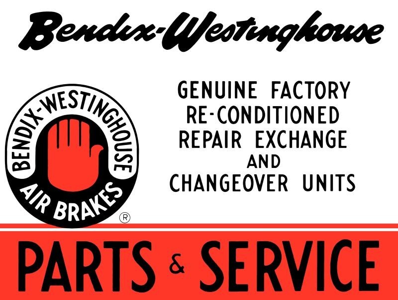 Bendix Westinghouse Brake Service NEW Metal Sign 24"x30" USA STEEL XL Size 7 lbs Bendix Westinghouse Brake Service NEW Metal Sign 24"x30" USA STEEL XL Size 7 lbs