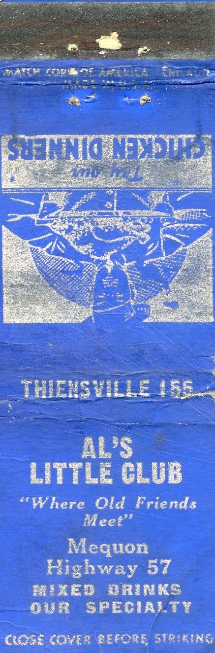Als Little Club, Califor4nia Matchbook