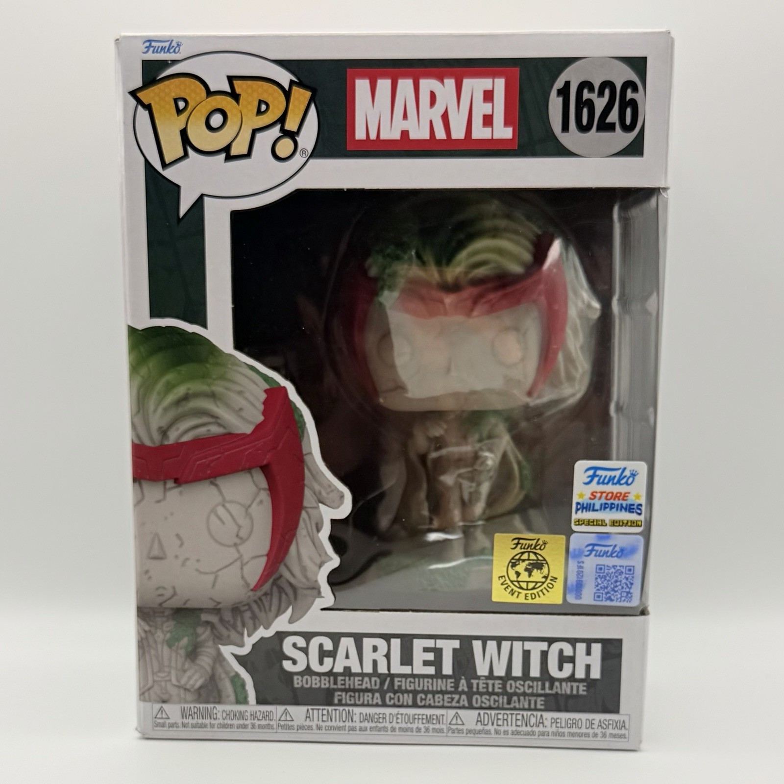 Funko POP Premium Marvel Scarlet Witch Statue #1626 Global Edition Exclusive Funko POP Premium Marvel Scarlet Witch Statue #1626 Global Edition Exclusive