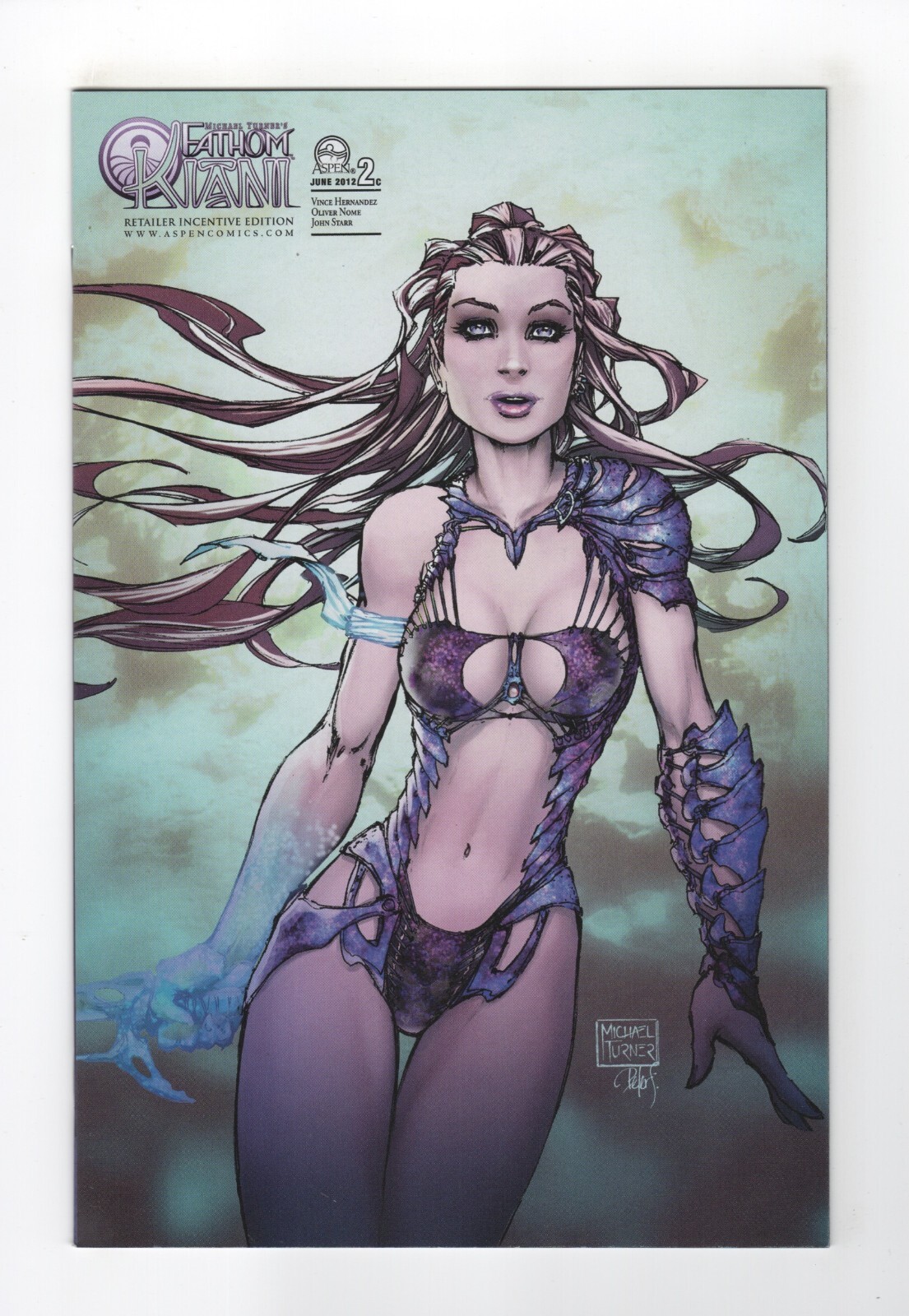 Michael Turner's Fathom Kiani #2 (2012) Michael Turner Cover C Variant (NM) Michael Turner's Fathom Kiani #2 (2012) Michael Turner Cover C Variant (NM)