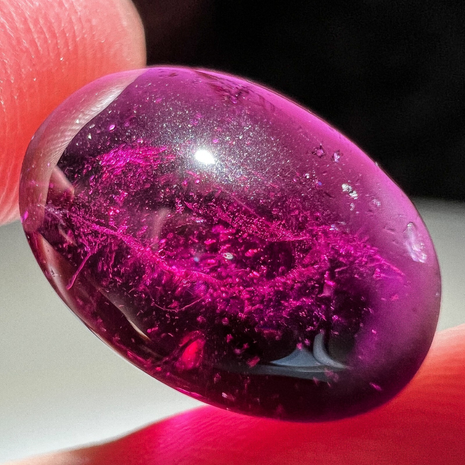 7.8ct Natural Beautiful Orange-Garnet Crystal Polished Specimen