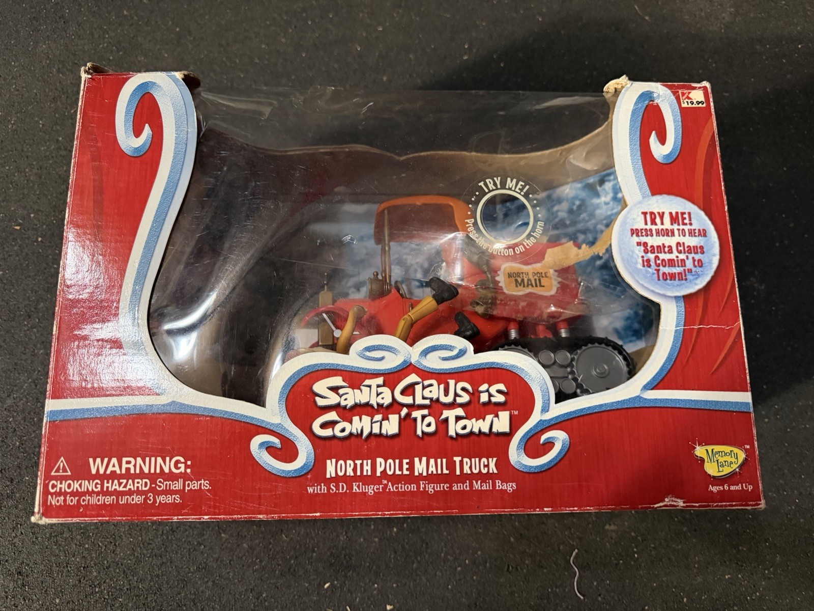 SANTA IS CLAUS COMING TO TOWN 2004 Memory Lane Mail Truck W/Kluger Mail SANTA IS CLAUS COMING TO TOWN 2004 Memory Lane Mail Truck W/Kluger Mail