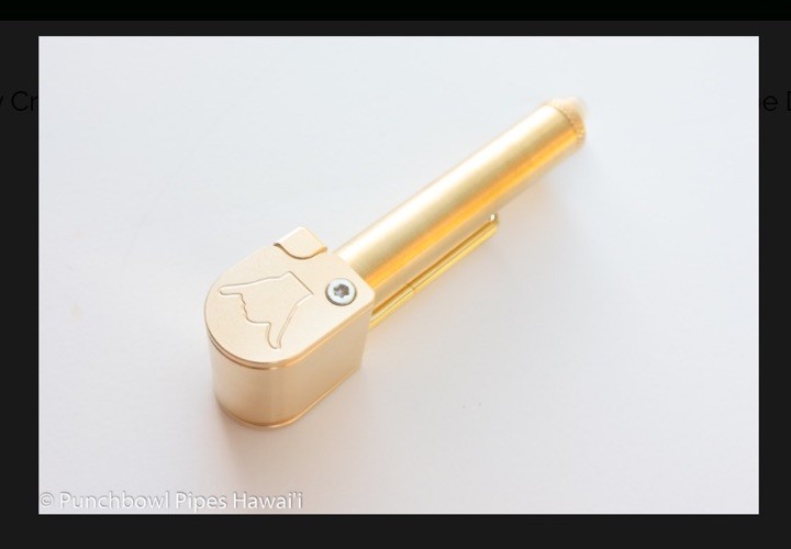 Original Shaka Pipe Proto Pipe Brass CNC w/ Poker & Storage Chamber + Tool Original Shaka Pipe Proto Pipe Brass CNC w/ Poker & Storage Chamber + Tool