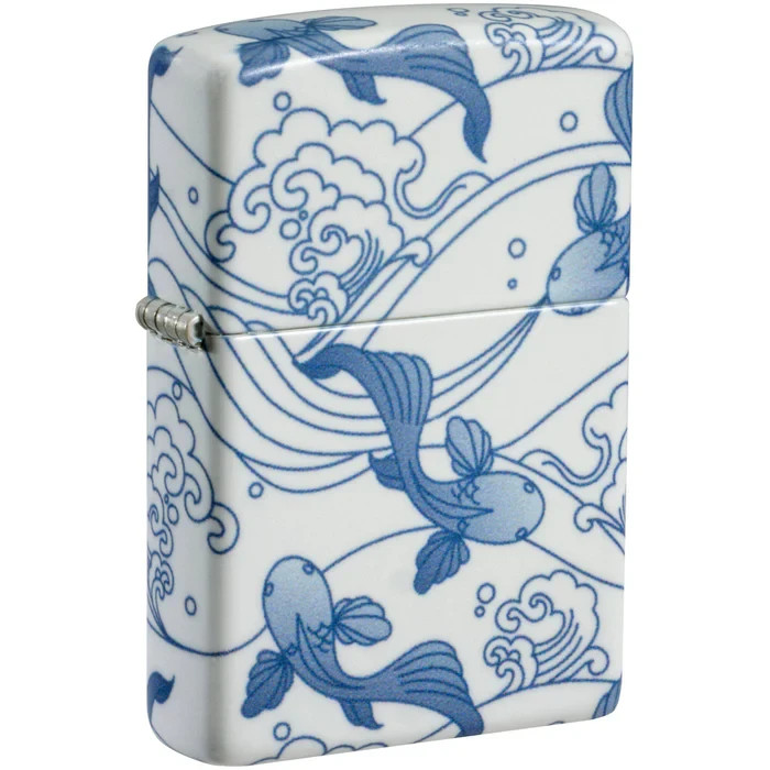 Zippo 46948, Fish Design, 540 Matte Windproof Lighter, NEW Zippo 46948, Fish Design, 540 Matte Windproof Lighter, NEW