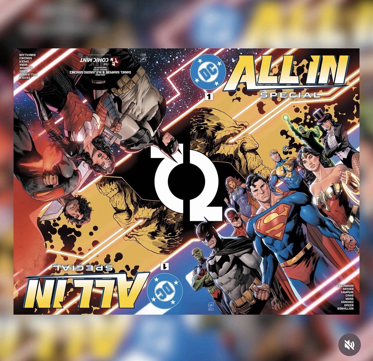 DC All In Special #1 Alpha Gold Foil Wraparound Secret Drop 2026 NYCC PRESALE DC All In Special #1 Alpha Gold Foil Wraparound Secret Drop 2026 NYCC PRESALE