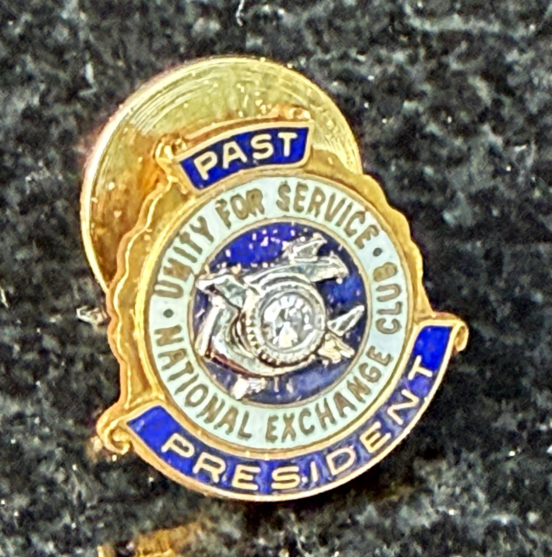 Vintage 10K Solid Gold National Exchange Club Past President Lapel Pin LGB 2.02g Vintage 10K Solid Gold National Exchange Club Past President Lapel Pin LGB 2.02g