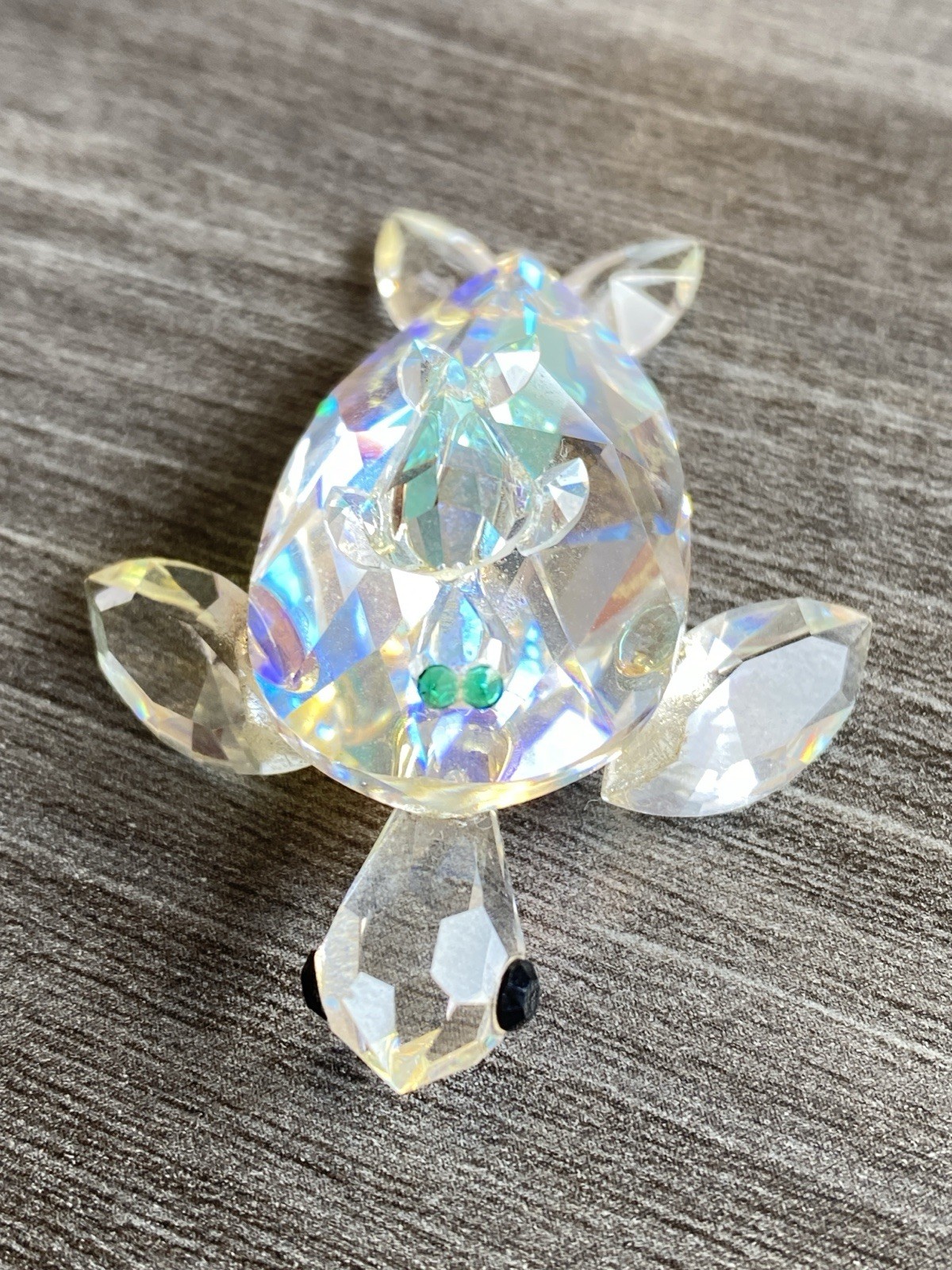 Swarovski Crystal Sea Turtles Piggyback Figurine Retired Collection Swarovski Crystal Sea Turtles Piggyback Figurine Retired Collection