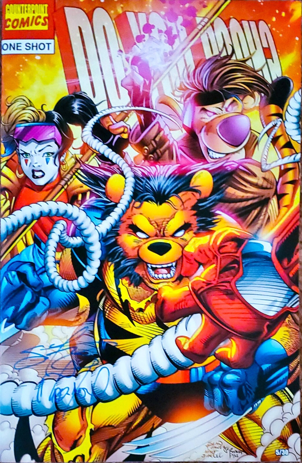 Do You Pooh? X-men 4 Omega Red Homage Trade 5/30 Dual Signed Do You Pooh? X-men 4 Omega Red Homage Trade 5/30 Dual Signed