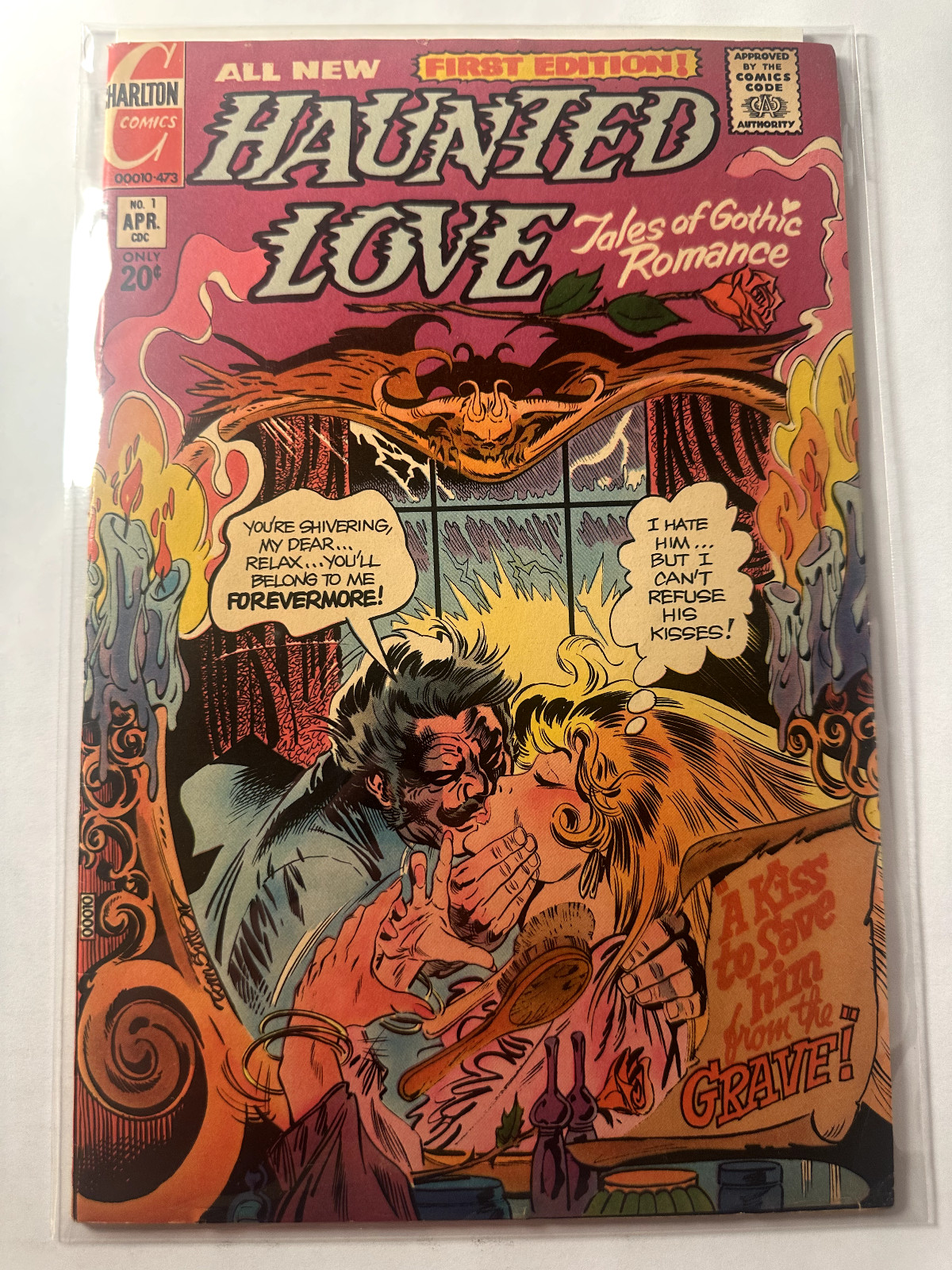 Haunted Love #1, 6, & 10 (Charlton April 1973) & #1 (Modern) $10 flat ship Haunted Love #1, 6, & 10 (Charlton April 1973) & #1 (Modern) $10 flat ship