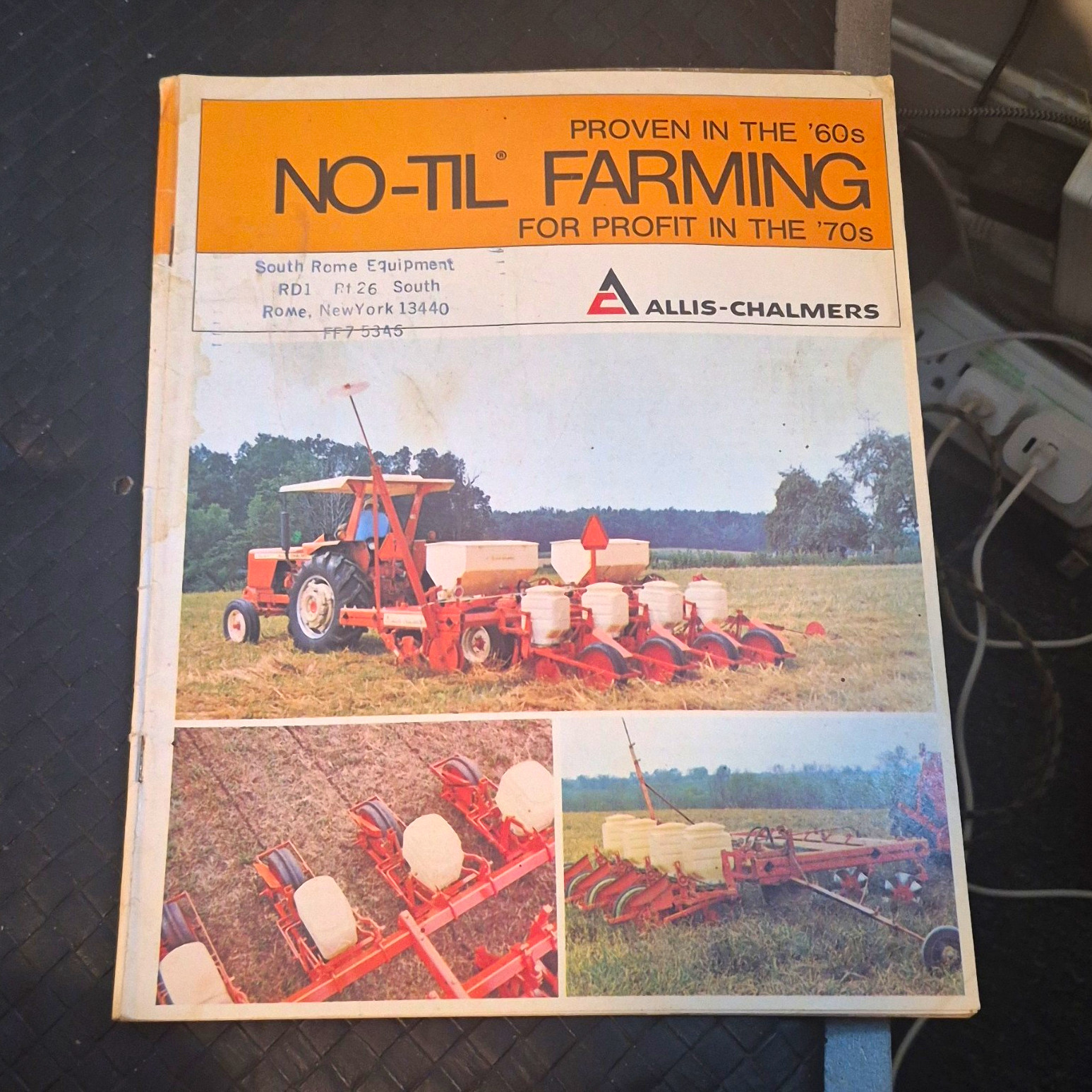 Allis Chalmers No-Til Farming for Profit With the 70's Agriculture Brochure Allis Chalmers No-Til Farming for Profit With the 70's Agriculture Brochure