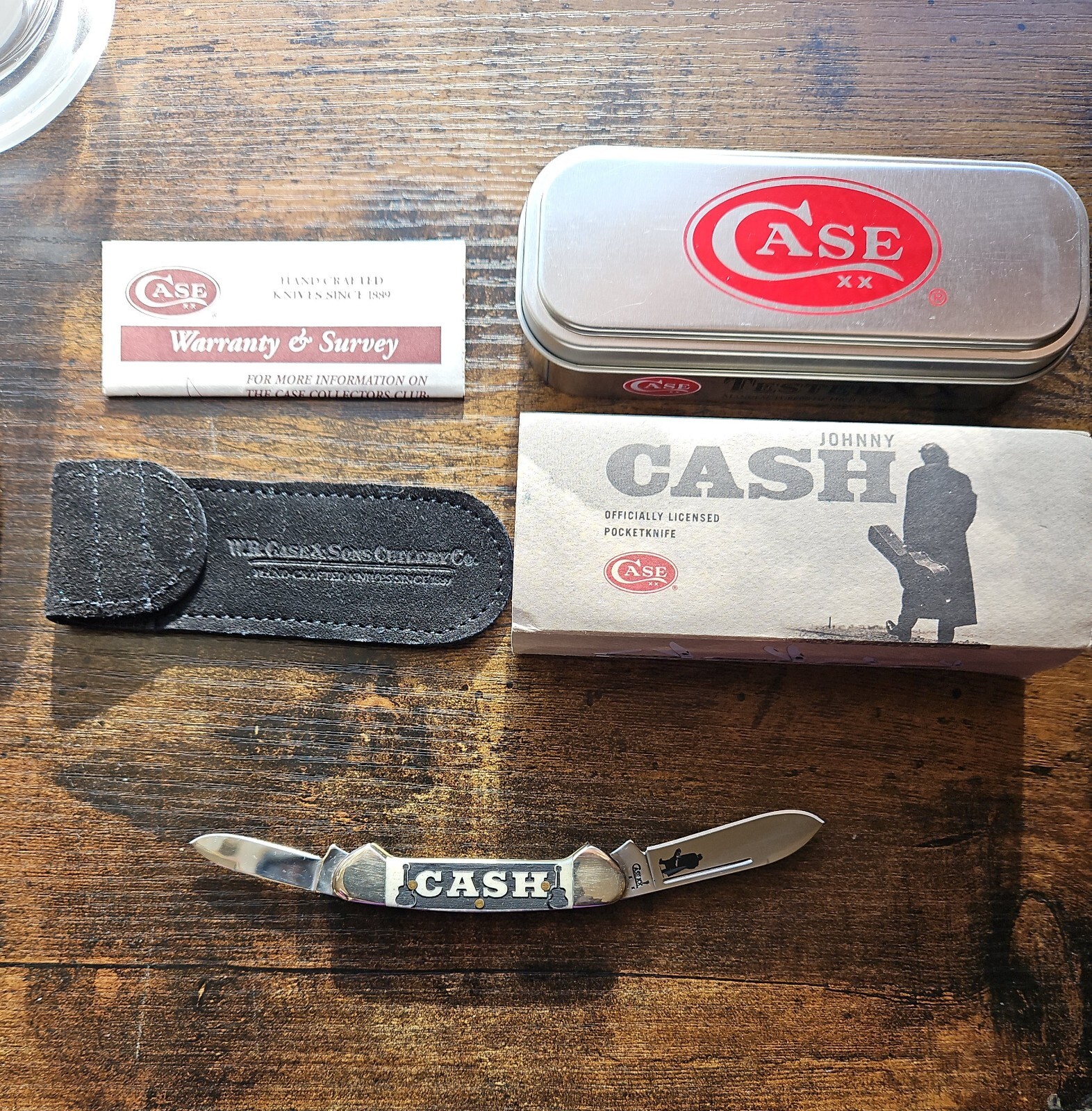 Rare JOHNNY CASH Case XX knife. New