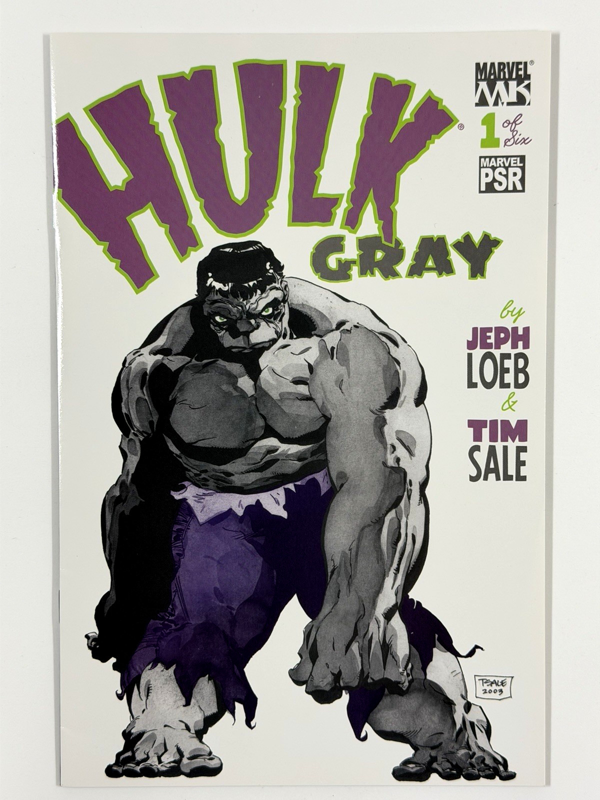 Hulk: Gray #1 (2003) Marvel Knights Jeph Loeb Tim Sale NM