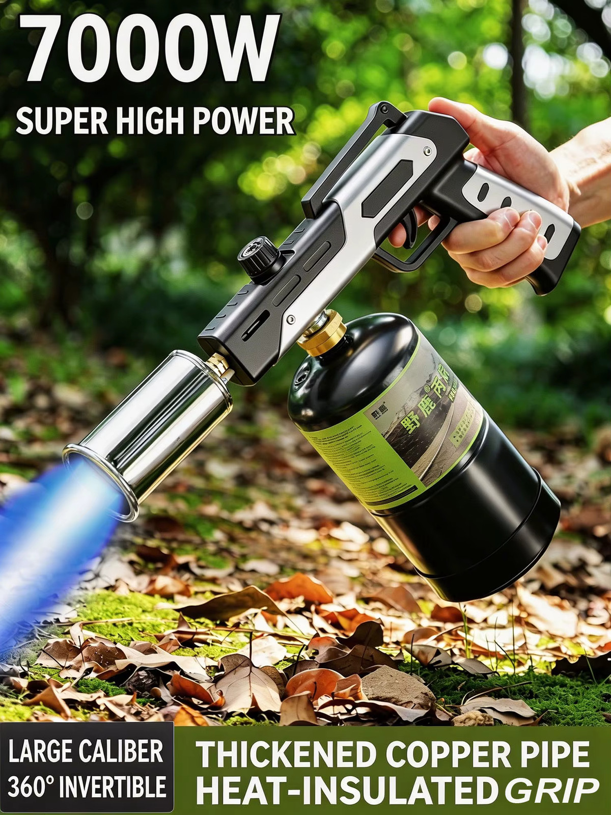 Kitchen Handheld Propane Torch Adjustable Flame Gas Blowtorch for BBQ Camping Kitchen Handheld Propane Torch Adjustable Flame Gas Blowtorch for BBQ Camping