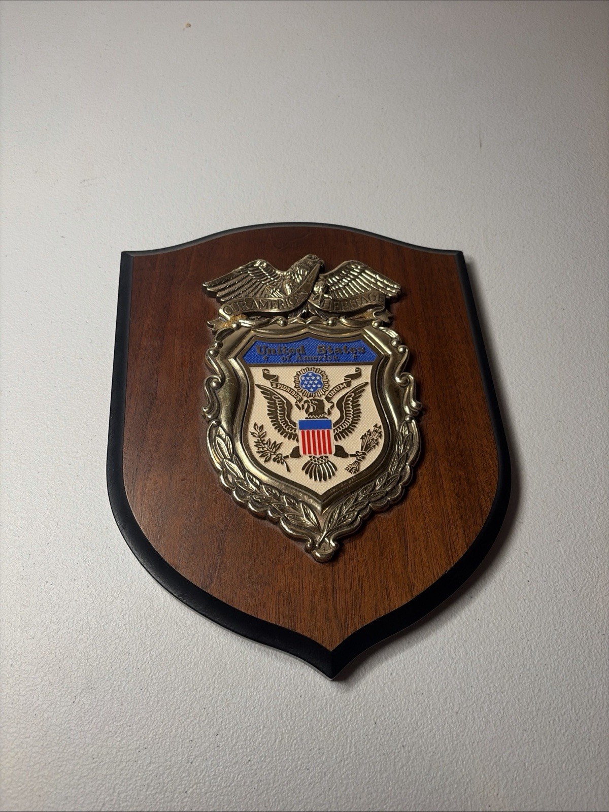 Vintage Our American Heritage United States Of America National Heritage Plaque Vintage Our American Heritage United States Of America National Heritage Plaque