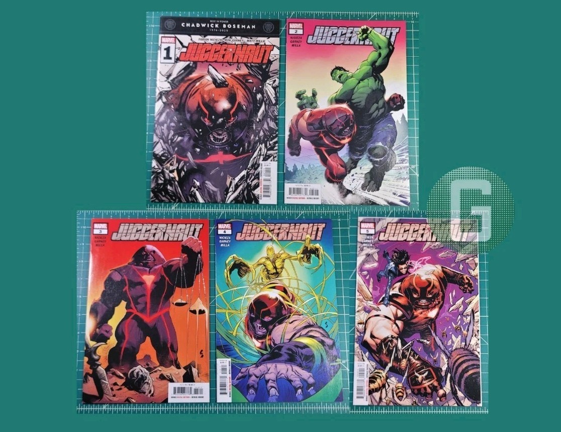 Juggernaut #1-5 (2020) NM Complete Set Marvel Comics Fabian Nicieza Rob Garney Juggernaut #1-5 (2020) NM Complete Set Marvel Comics Fabian Nicieza Rob Garney