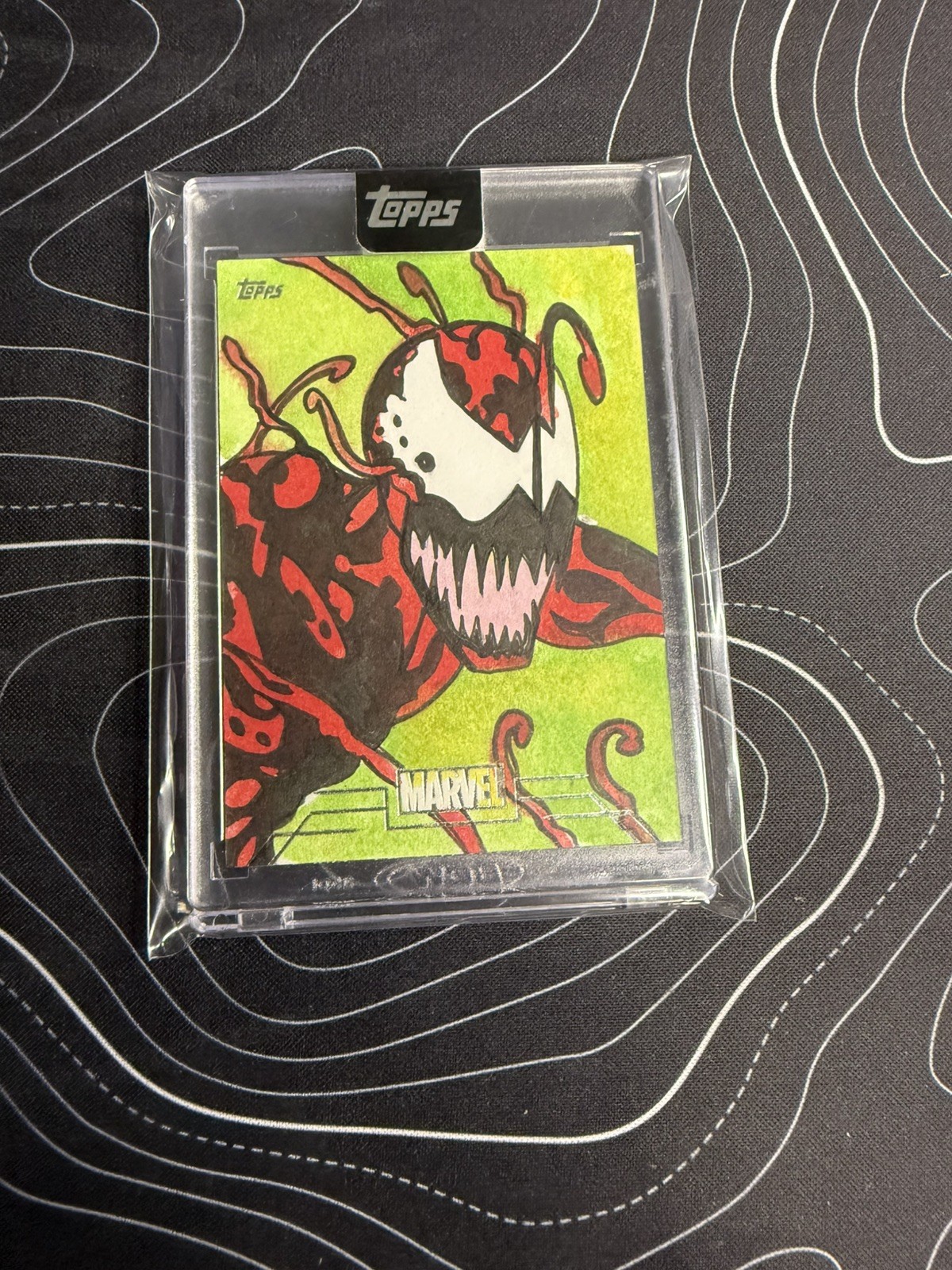 2025 Topps Mint Marvel Carnage Rich Hennemann Artist Sketch Cards 1/1 Encased