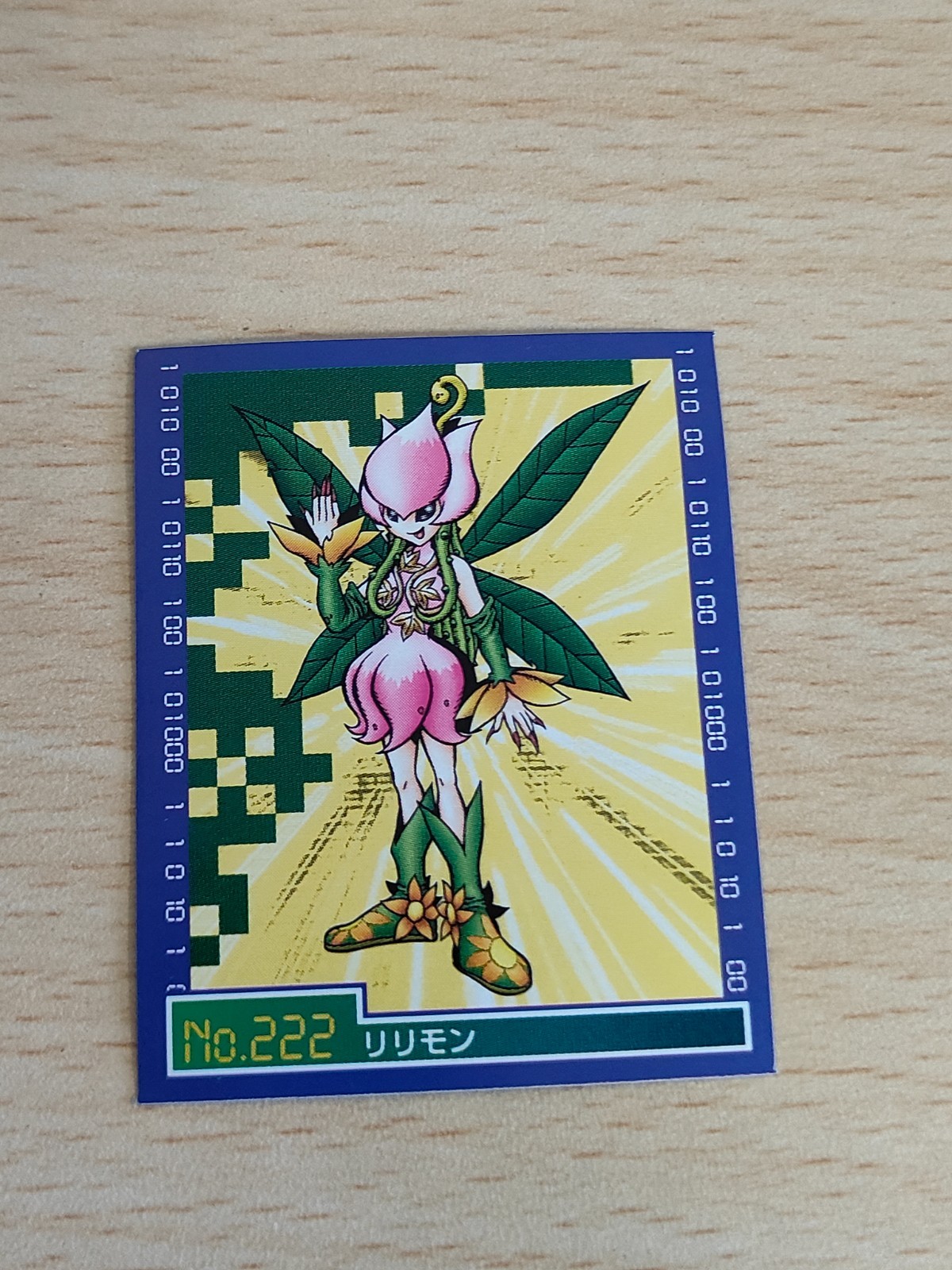 1999 Digimon Biology 2 Lillymon No.222 Sealdass EX Sticker Bandai Vintage eb448 1999 Digimon Biology 2 Lillymon No.222 Sealdass EX Sticker Bandai Vintage eb448