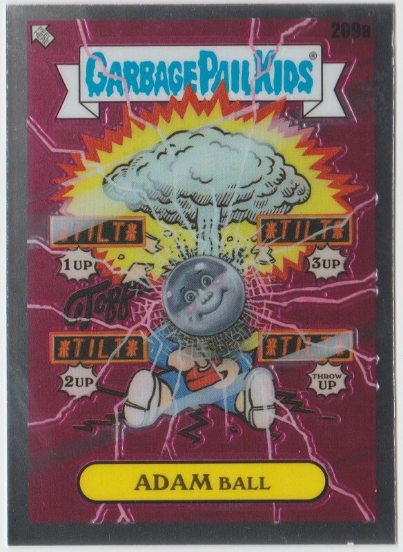 2022 Topps Chrome Garbage Pail Kids Series 5 #209a Adam Ball 2022 Topps Chrome Garbage Pail Kids Series 5 #209a Adam Ball