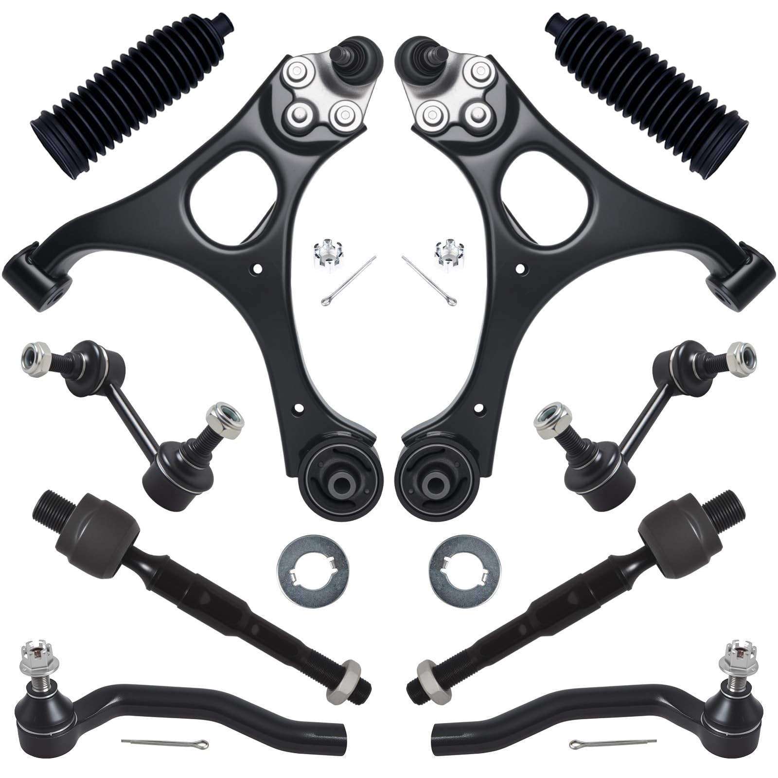 AUQDD 10Pcs Front End Suspension Kit for Honda Civic AUQDD 10Pcs Front End Suspension Kit for Honda Civic
