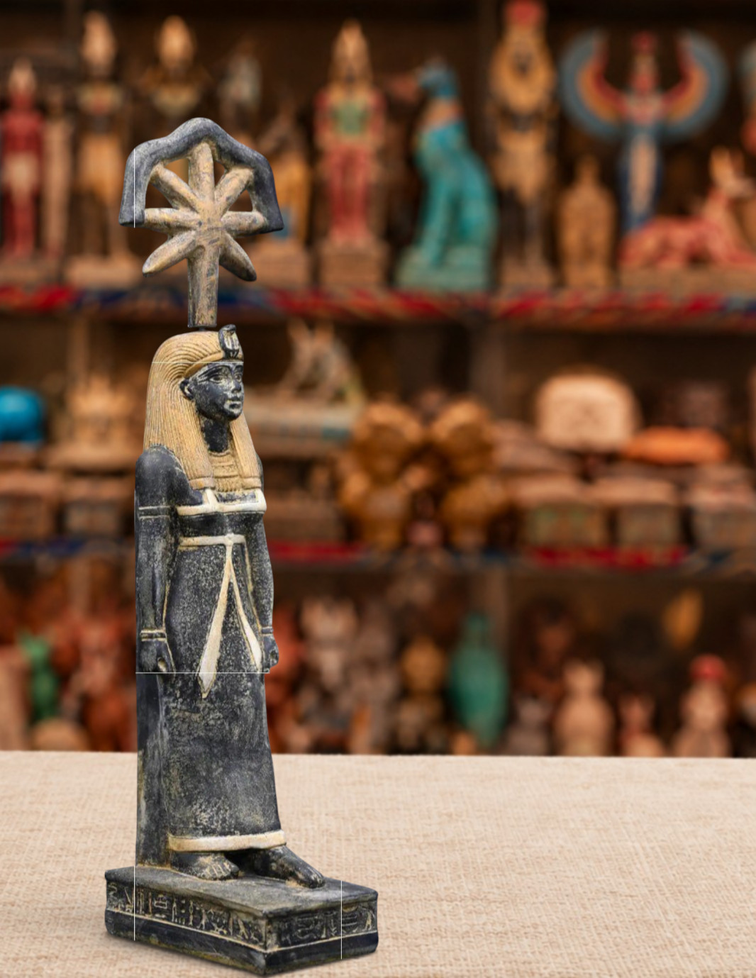 Rare Seshat Statue Egyptian Goddess of Wisdom Made in Egypt Rare Seshat Statue Egyptian Goddess of Wisdom Made in Egypt