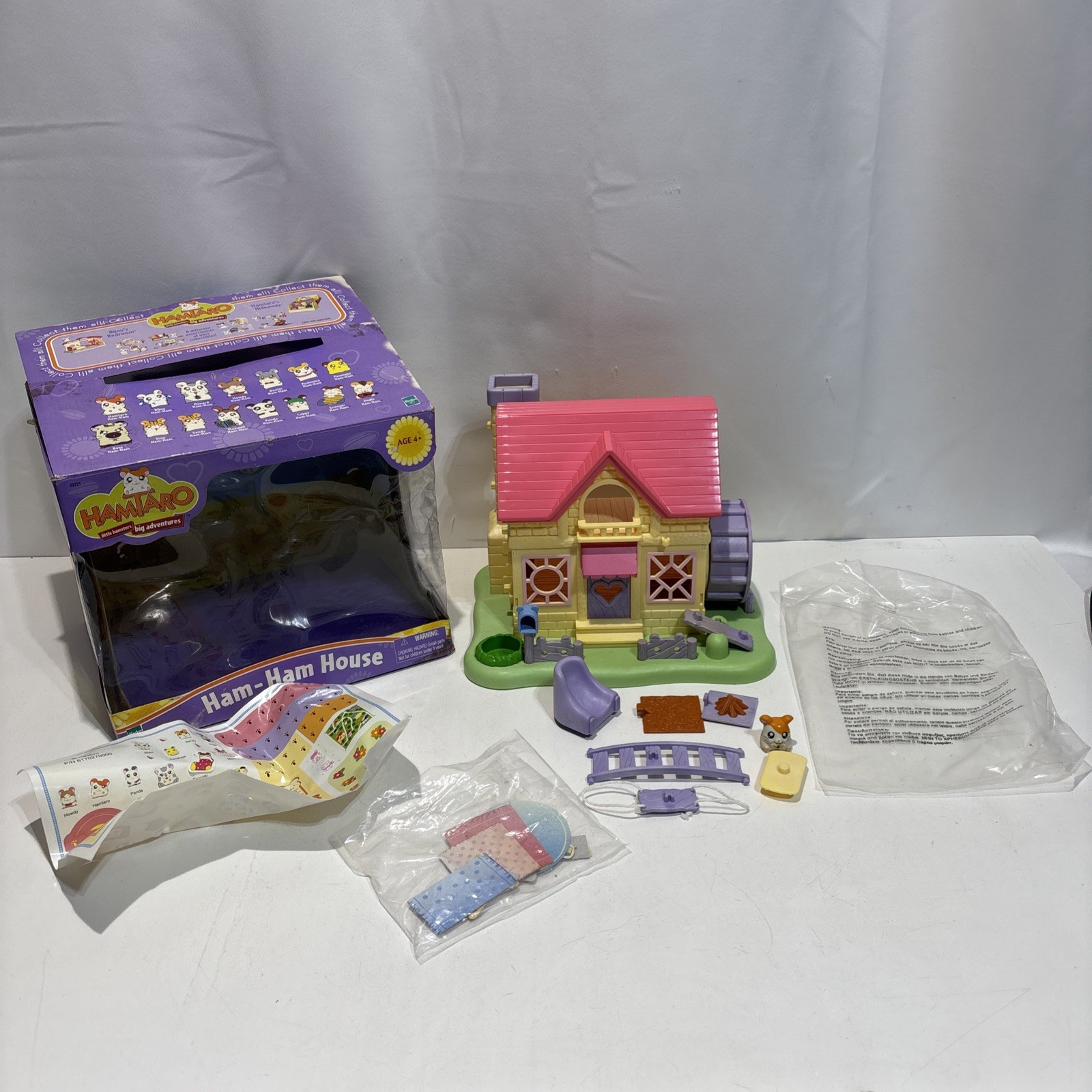 Vtg Hamtaro Ham-Ham House 2002 Box Ham Ham House Playset W/Box Opened Not Used Vtg Hamtaro Ham-Ham House 2002 Box Ham Ham House Playset W/Box Opened Not Used