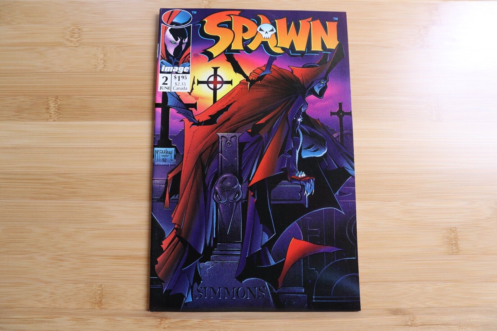 Spawn #2 Image Comics 1st Appearance of Violator Todd McFarlane VF/NM - 1992