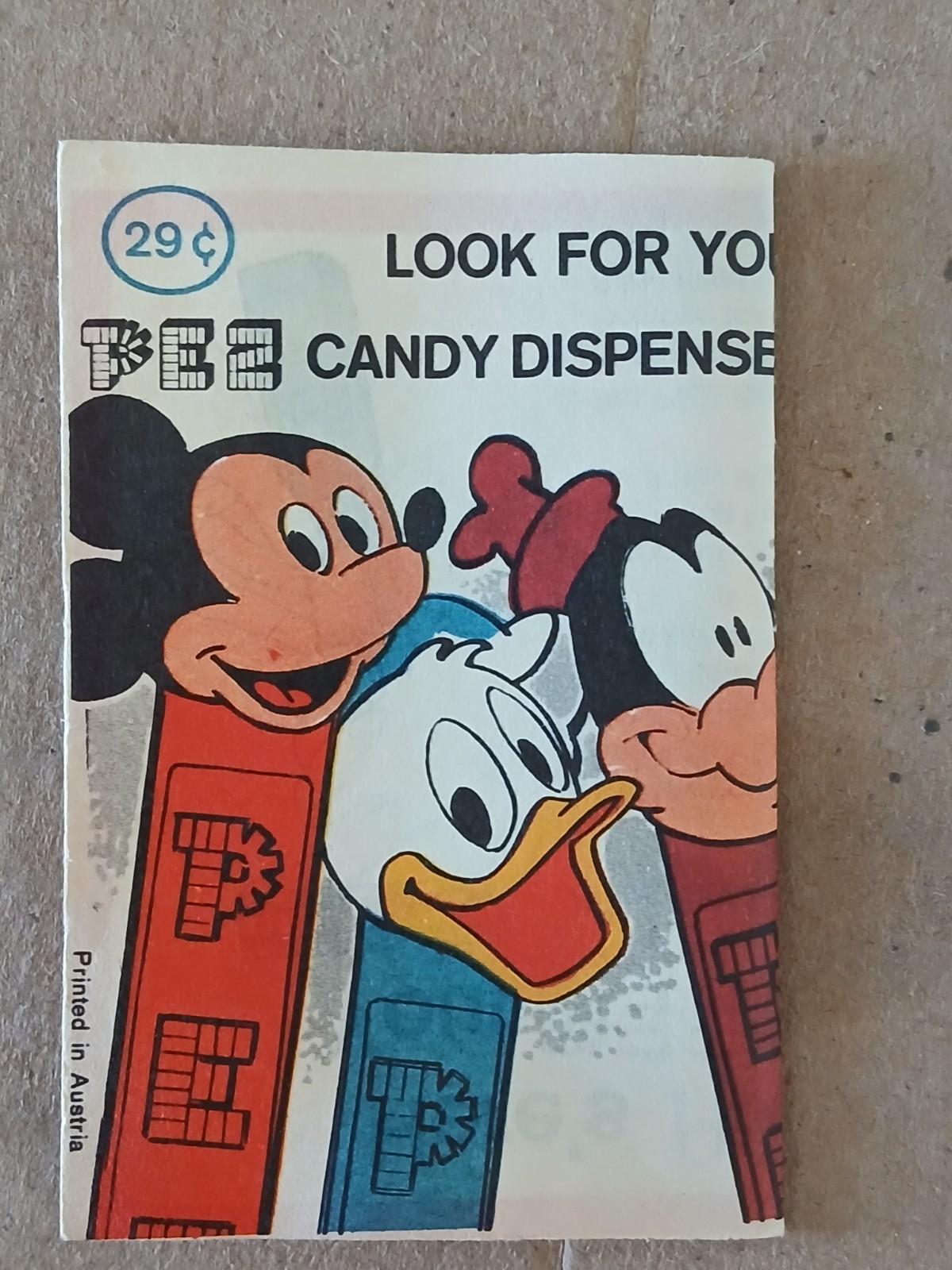 VINTAGE 1960s PEZ DISPENSER INSERT INSTRUCTION SHEET DISNEY CHARACTERS POPEYE VINTAGE 1960s PEZ DISPENSER INSERT INSTRUCTION SHEET DISNEY CHARACTERS POPEYE