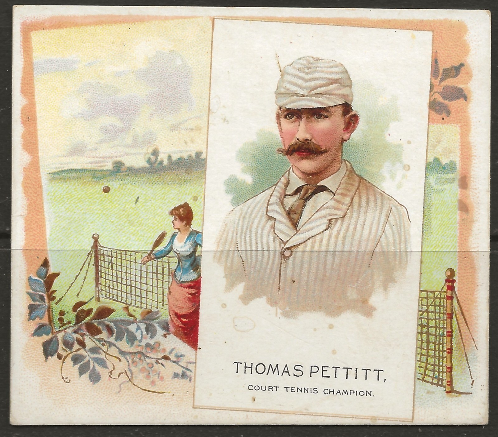1888 Allen & Ginter "World's Champions" 2nd Series N43Thomas Pettitt Lawn Tennis 1888 Allen & Ginter "World's Champions" 2nd Series N43Thomas Pettitt Lawn Tennis