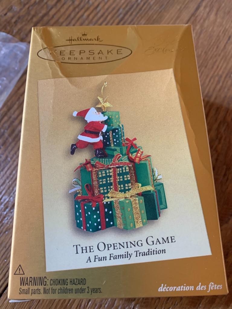 Hallmark Keepsake Ornament 2005 The Opening Game Club Exclusive Presents