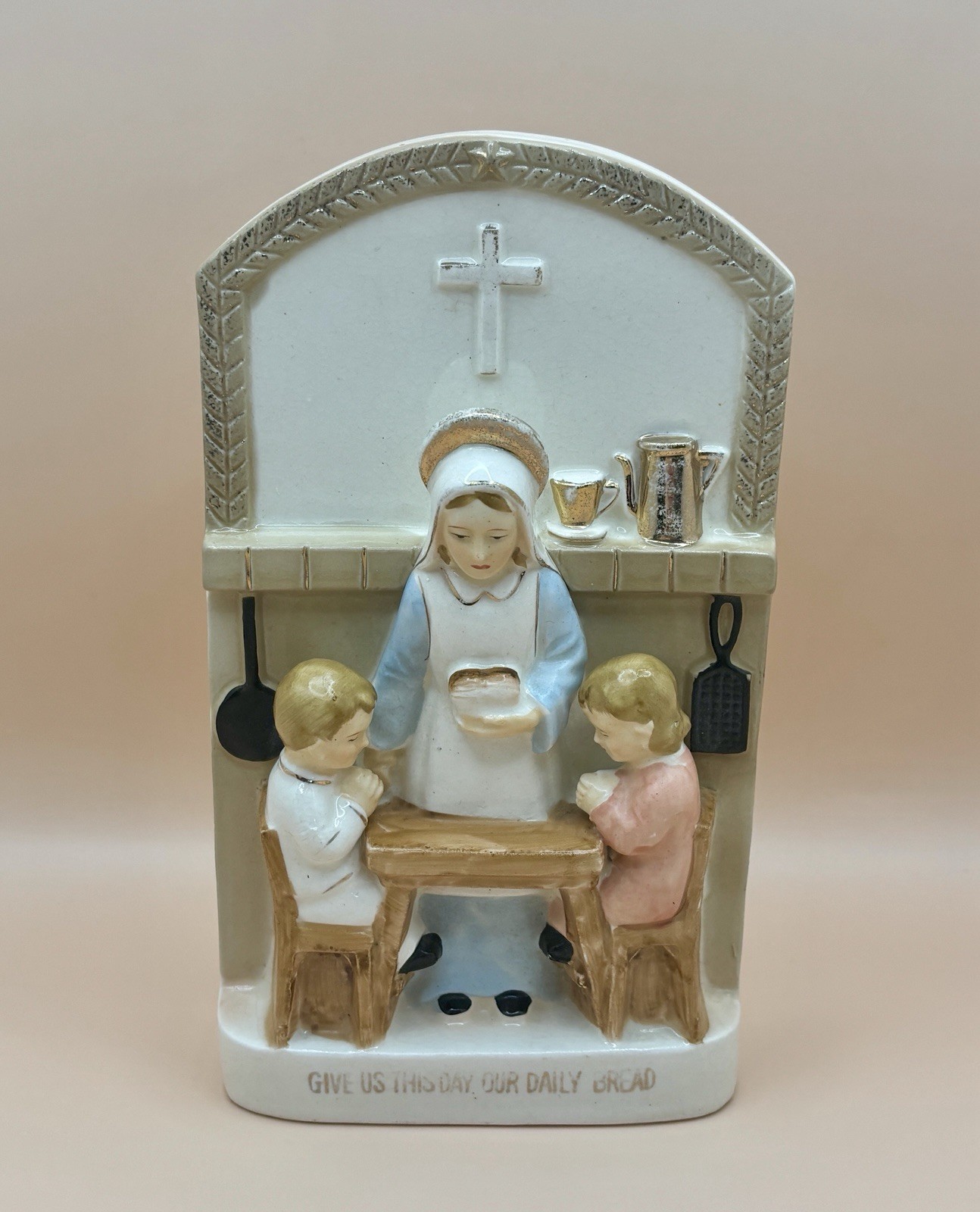 Vintage Madonna Of The Kitchen Religious Wall Hanging Countertop Mary Children Vintage Madonna Of The Kitchen Religious Wall Hanging Countertop Mary Children