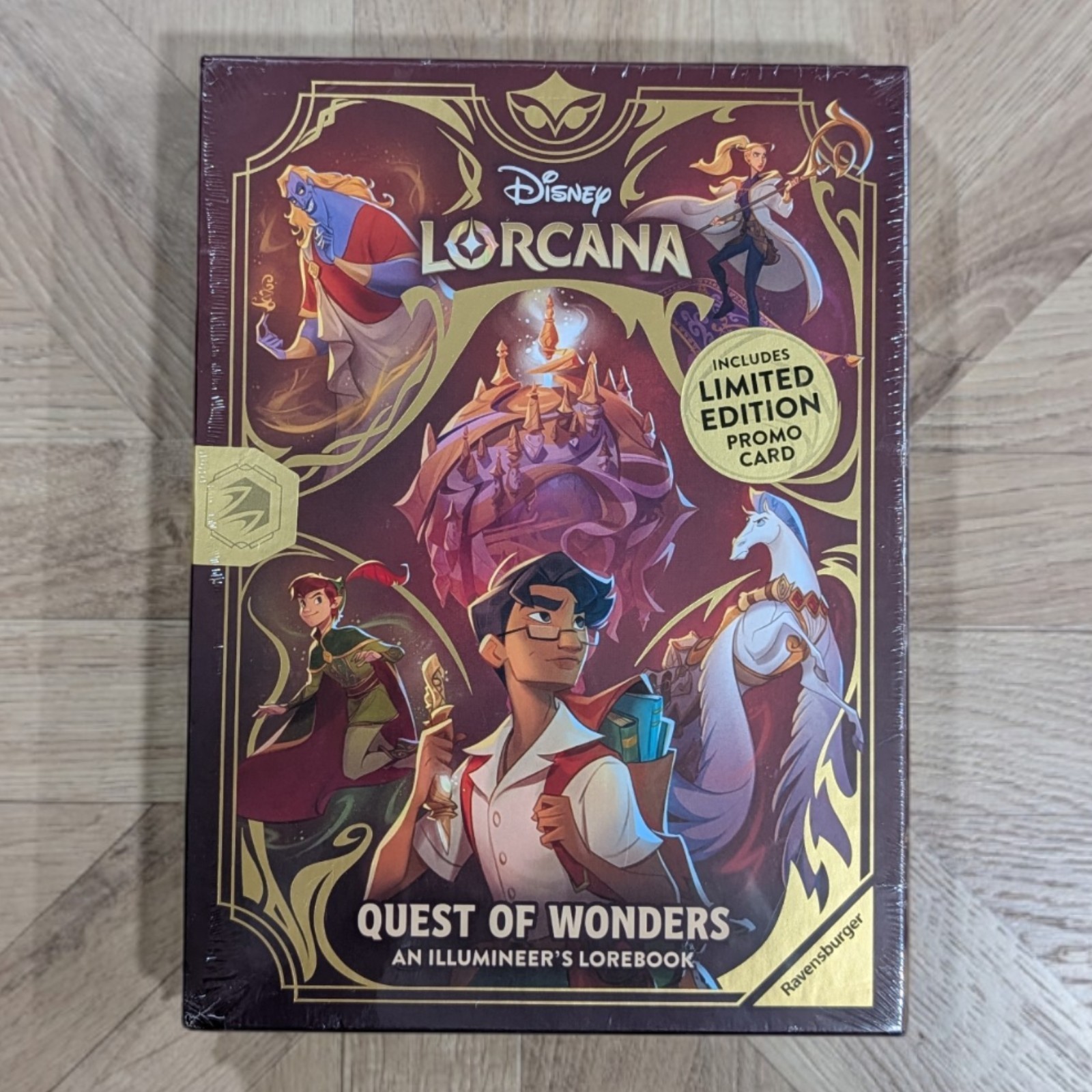 Disney Lorcana Quest of Wonders An Illumineer's Lorebook Sealed Promo Card Disney Lorcana Quest of Wonders An Illumineer's Lorebook Sealed Promo Card